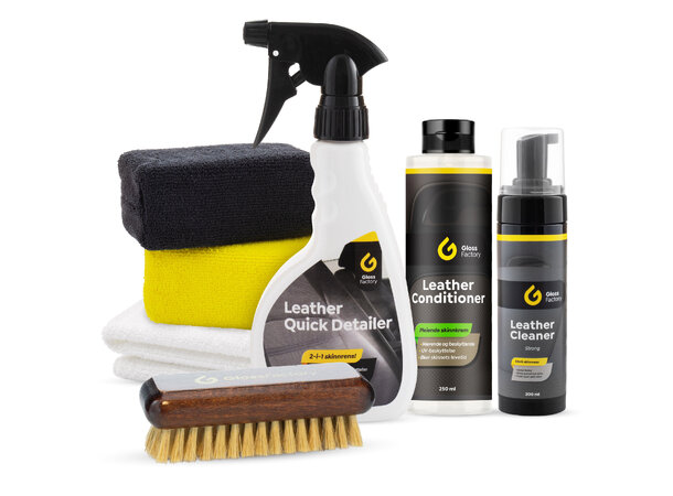 Gloss Factory Complete Leather Care Passer til skinn, veganskinn og skai 