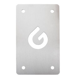 Gloss Factory plate for bøtteholder For å sette sammen to bøtteholdere