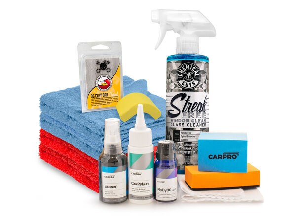 Komplett, langvarig coating av rutene Carpro FlyBy30 inkl. alt du trenger 