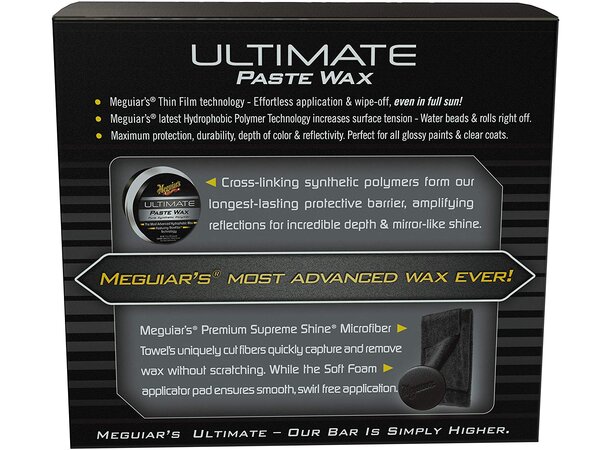 Meguiars Ultimate Paste Wax Syntetisk lakkforsegling, innhold: 414ml