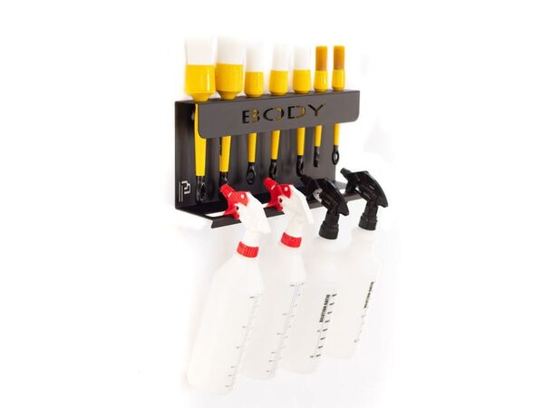 Poka Premium flaske/børsteholder, 40 cm Body, 1,5 mm galvansiert stål 