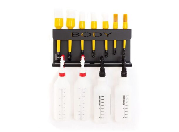 Poka Premium flaske/børsteholder, 40 cm Body, 1,5 mm galvansiert stål 