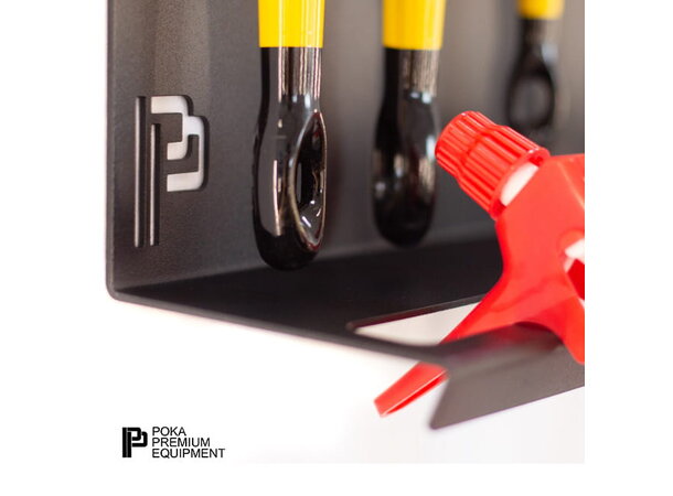 Poka Premium flaske/børsteholder, 40 cm Body, 1,5 mm galvansiert stål 