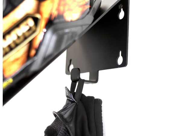 Robust Vegghenger for MC-Hjelm og Jakke - Galvanisert Stål