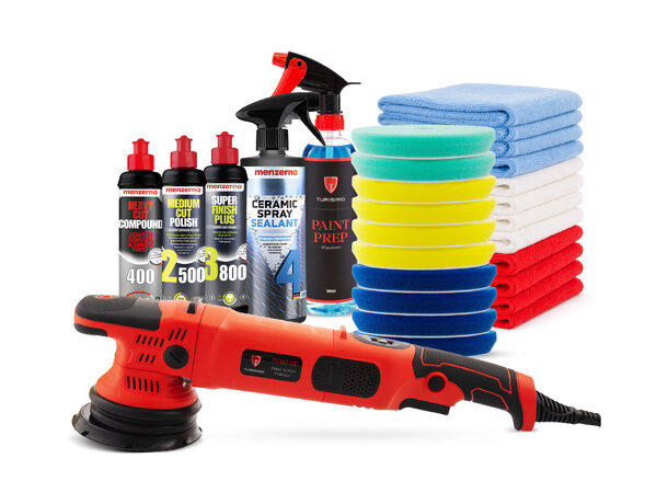 Turisimo Startpakke maskinpolering B Komplett poleringskit for hobby-detailer 