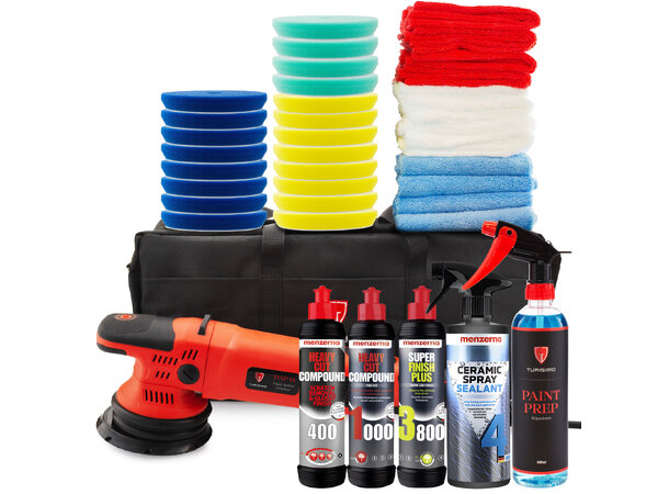 Turisimo Startpakke maskinpolering B Komplett poleringskit for hobby-detailer 
