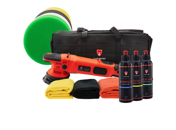 Maskinpoleringspakke Dap15 Komplett startpakke maskinpolering Pro 