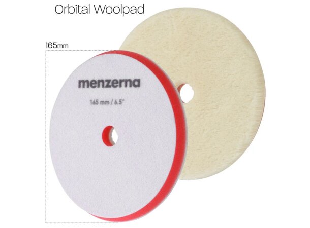 Menzerna Premium Orbital Wool Pad 150/165 mm – Heavy Cut
