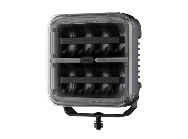 OZZ SQR 7" Black – LED fjernlys med boost og varsellys
