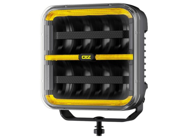 OZZ SQR 7" LED Fjernlys Sort