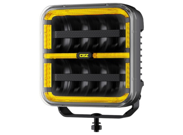 OZZ SQR 7" LED Fjernlys Sort