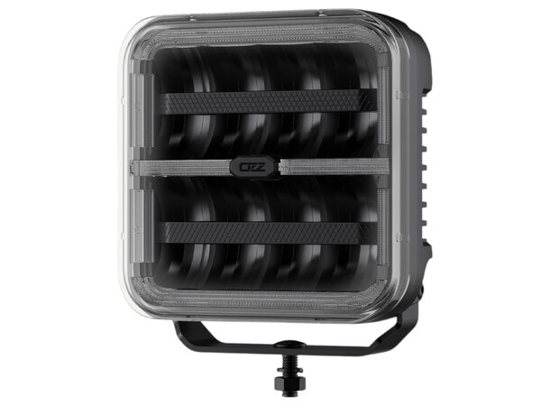 OZZ SQR 7" LED Fjernlys Sort