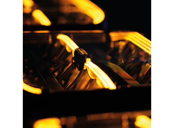 OZZ SQR 7" LED Fjernlys Sort