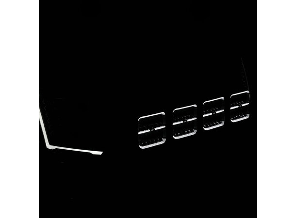 OZZ SQR 7" LED Fjernlys Sort