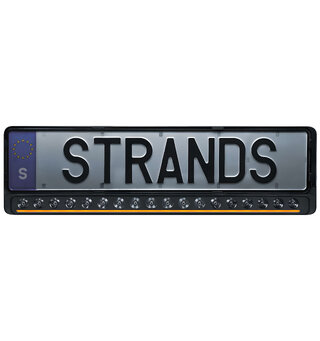 Strands NUUK D-LINE LED-bar Fjernlys integrert i kj&#248;ret&#248;yskilt