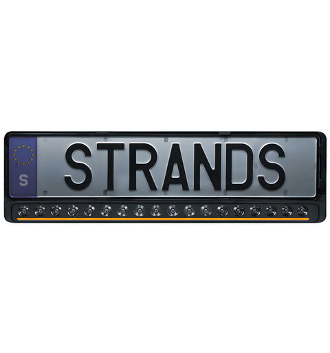 Strands NUUK D-LINE LED-bar Fjernlys integrert i kj&#248;ret&#248;yskilt