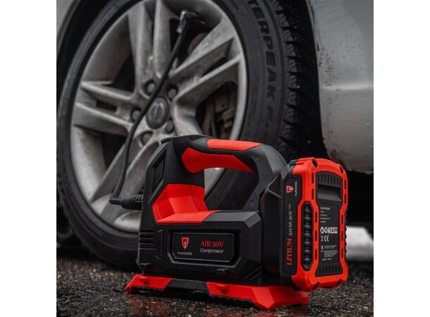 Turisimo Air 20V Kompressorpakke – Med Batteri & Singel Lader