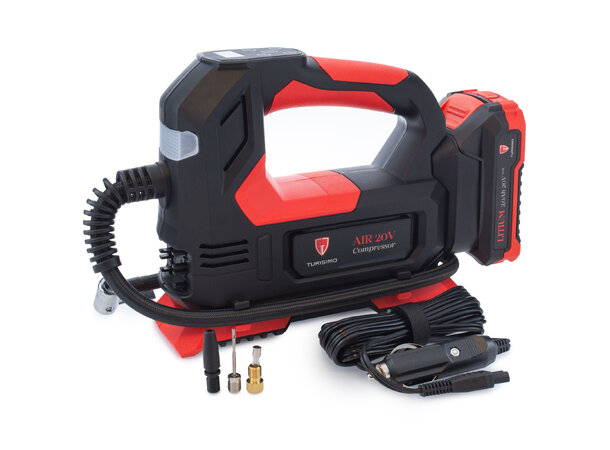 Turisimo Air 20V Kompressorpakke – Med Batteri & Singel Lader