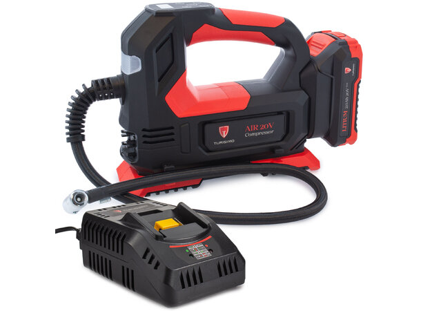 Turisimo Air 20V Kompressorpakke – Med Batteri & Singel Lader