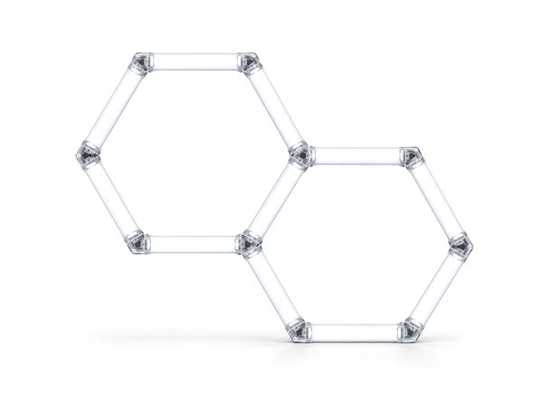 Turisimo GRID Hexagon pakke 2 Hexagon belysning 2 ruter 