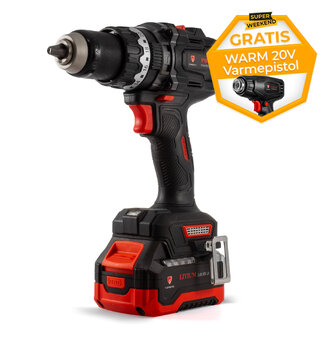 Turisimo IMPACT 20V Slagdrill-pakke Super Weekend - Gratis Turisimo WARM