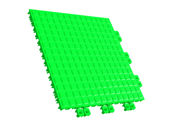 Versoflor TASKFLOR® klikkbar gulvflis Fluorescent Green, 30x30cm, 1stk. 