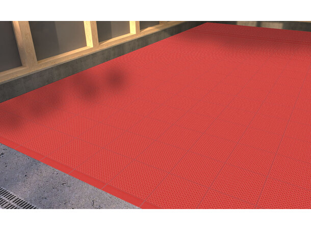 Versoflor TASKFLOR® klikkbar gulvflis Mars Red, 30x30cm, 1stk. 