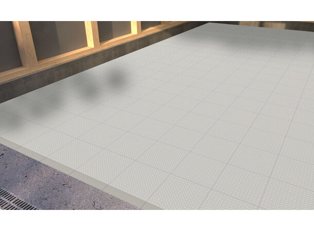 Versoflor TASKFLOR® klikkbar gulvflis Mid Grey, 30x30cm, 1stk. 