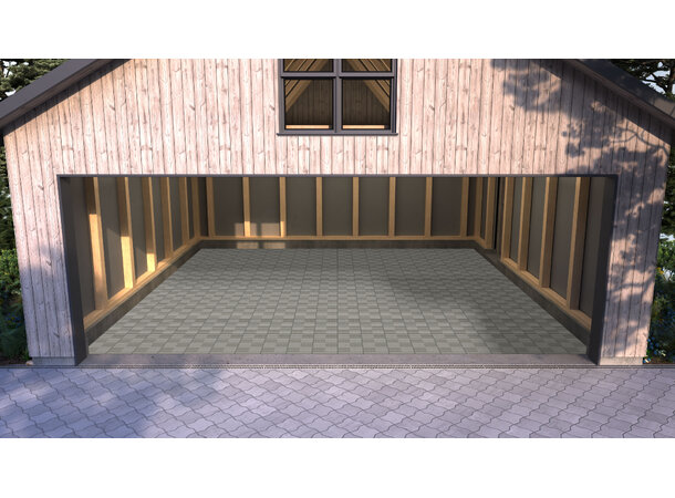 Versoflor UPFLOR® klikkbar gulvflis Mid Grey, 30x30cm, 1stk. 