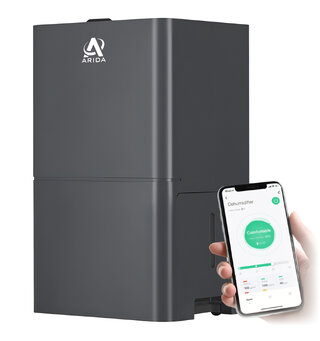 Arida Desert Super 10L WiFi luftavfukter Opptil 50m2 rom, med HEPA-filter