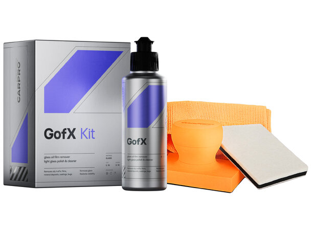 CARPRO GoFX Glassrens 250 ml – fjerner olje- og trafikkfilm