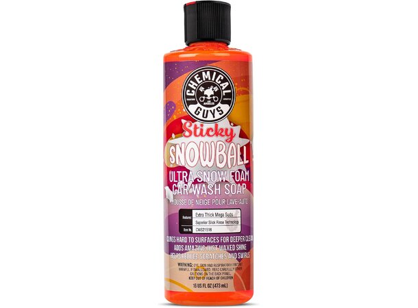 Chemical Guys Sticky Snowball – Ultra skummende bilsjampo