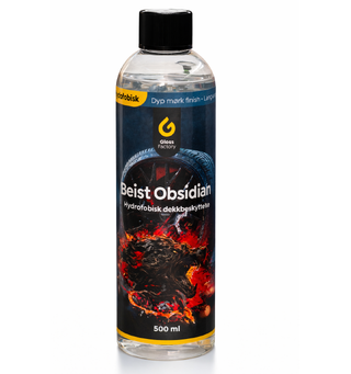 Gloss Factory Beist Obsidian Hydrofobisk, silkesvart finish