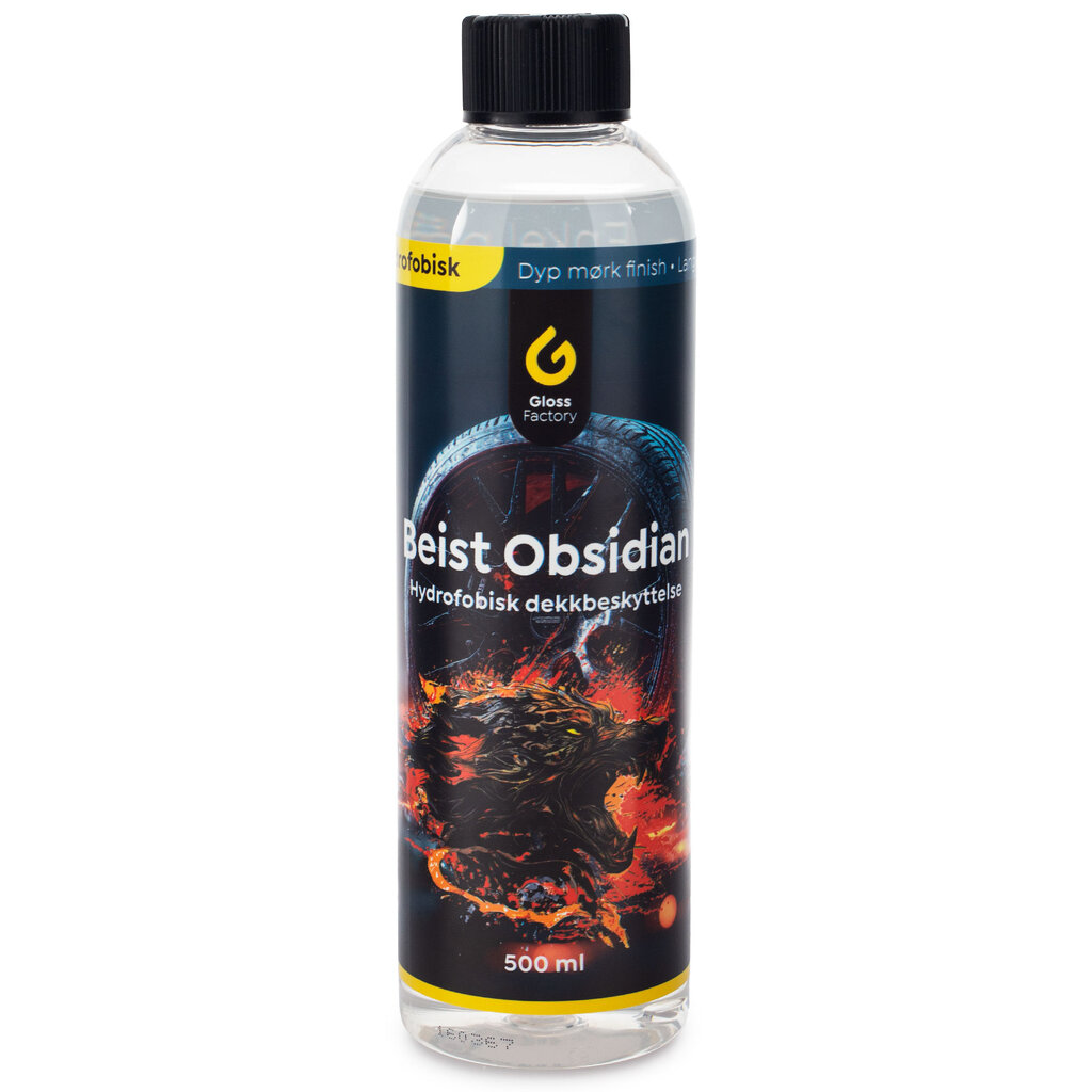 Beist Gloss Factory Beist Obsidian Hydrofobisk, silkesvart finish - Garasjetid