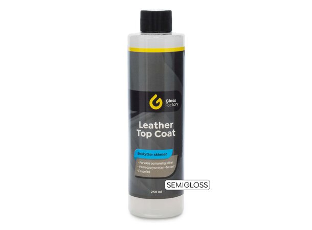 Gloss Factory Leather Top Coat – slitesterk lakkforsegling for skinn