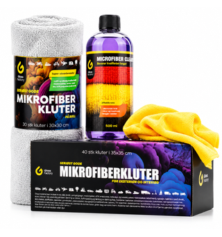 Gloss Factory Microfiber Kit Kvalitetsmikrofiber lett tilgjengelig