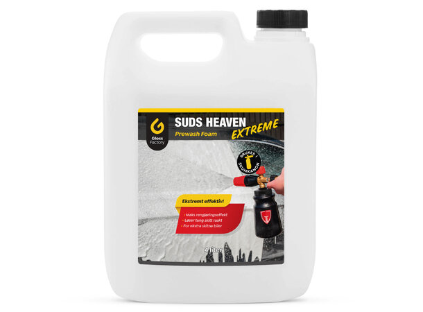 Gloss Factory Suds Heaven Extreme Effektiv skumsåpe, 4L 