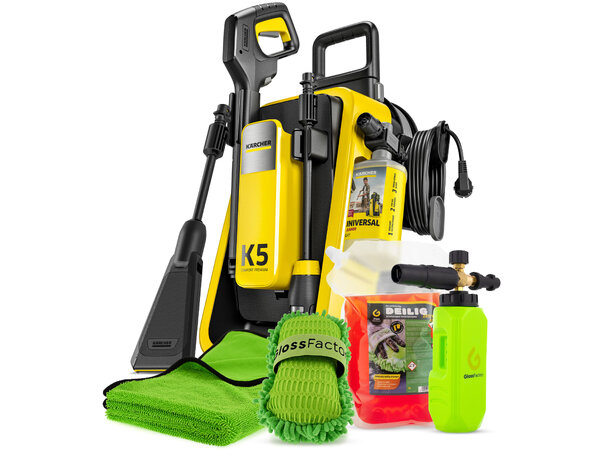 Kärcher K5 Comfort Premium Startpakke Høytrykkspyler med Eco!Booster & utstyr 
