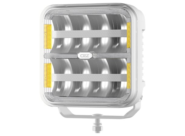 OZZ SQR 7" LED Fjernlys Hvit