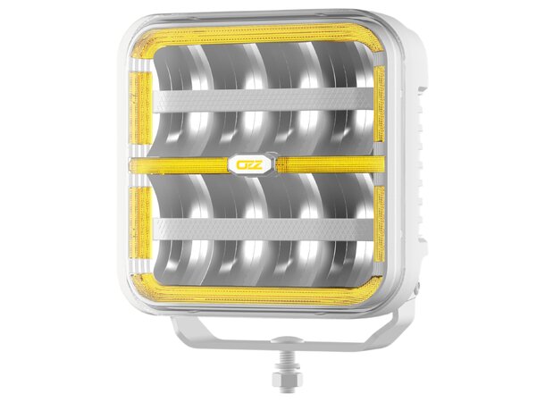 OZZ SQR 7" LED Fjernlys Hvit