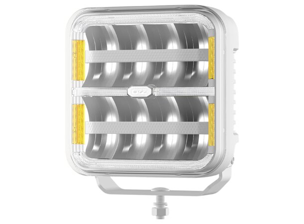 OZZ SQR 7" LED Fjernlys Hvit