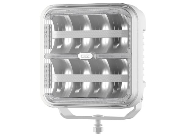 OZZ SQR 7" LED Fjernlys Hvit