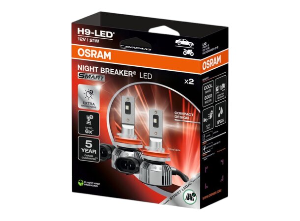 Osram Night Breaker LED Smart H9 – LED-oppgradering for billys
