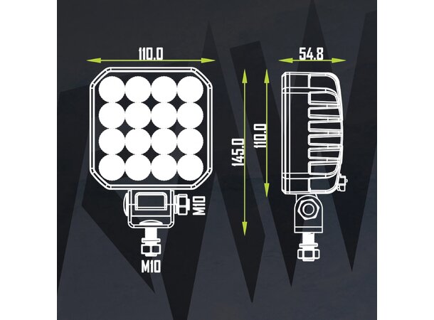 RAW Novo 24W Arbeidslys – 5780 lumen arbeidslys