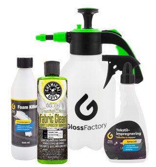 Rensekit til tekstilrenser Komplett kit for bruk med tekstilrenser