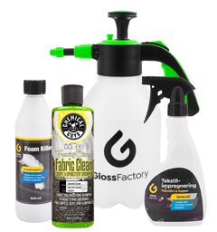 Rensekit til tekstilrenser Komplett kit for bruk med tekstilrenser