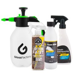 Rensekit til tekstilrenser Komplett kit for bruk med tekstilrenser