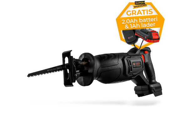 Turisimo CUT 20V Bajonettsag-pakke Super Weekend - GRATIS batteri og  lader 