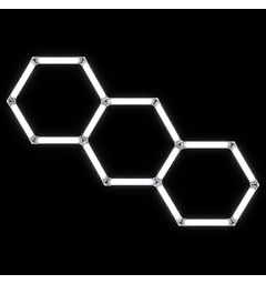Turisimo GRID Hexagon pakke 3 Hexagon belysning 3 ruter