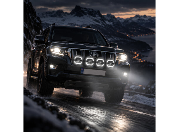 Turisimo Titan P7 LED Ekstralys - 5300 lumen med 450m kastelengde